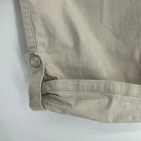 Gloria Vanderbilt Pants Women's 10 Brown Khaki All Around Slimming Effect Capri - Picture 6 of 10